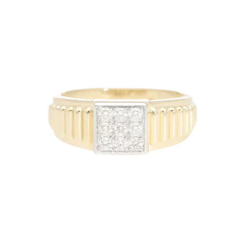 0.32 Ct Natural Diamond Titan Ring - Helodia Jewelry