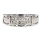 0.30 Ct Natural Diamond Puzzle Ring - Helodia Jewelry