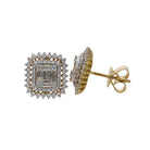 1.13 Ct Natural Diamond Aura Earrings - Helodia Jewelry
