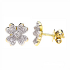 0.48 Ct Natural Diamond Melanie Stud Earrings - Helodia Jewelry