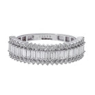 1 Ct Natural Baguette Diamond Eternity Ring - Helodia Jewelry