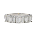 2.13 Ct Lab Grown Baguette Diamond Eternity Ring - Helodia Jewelry