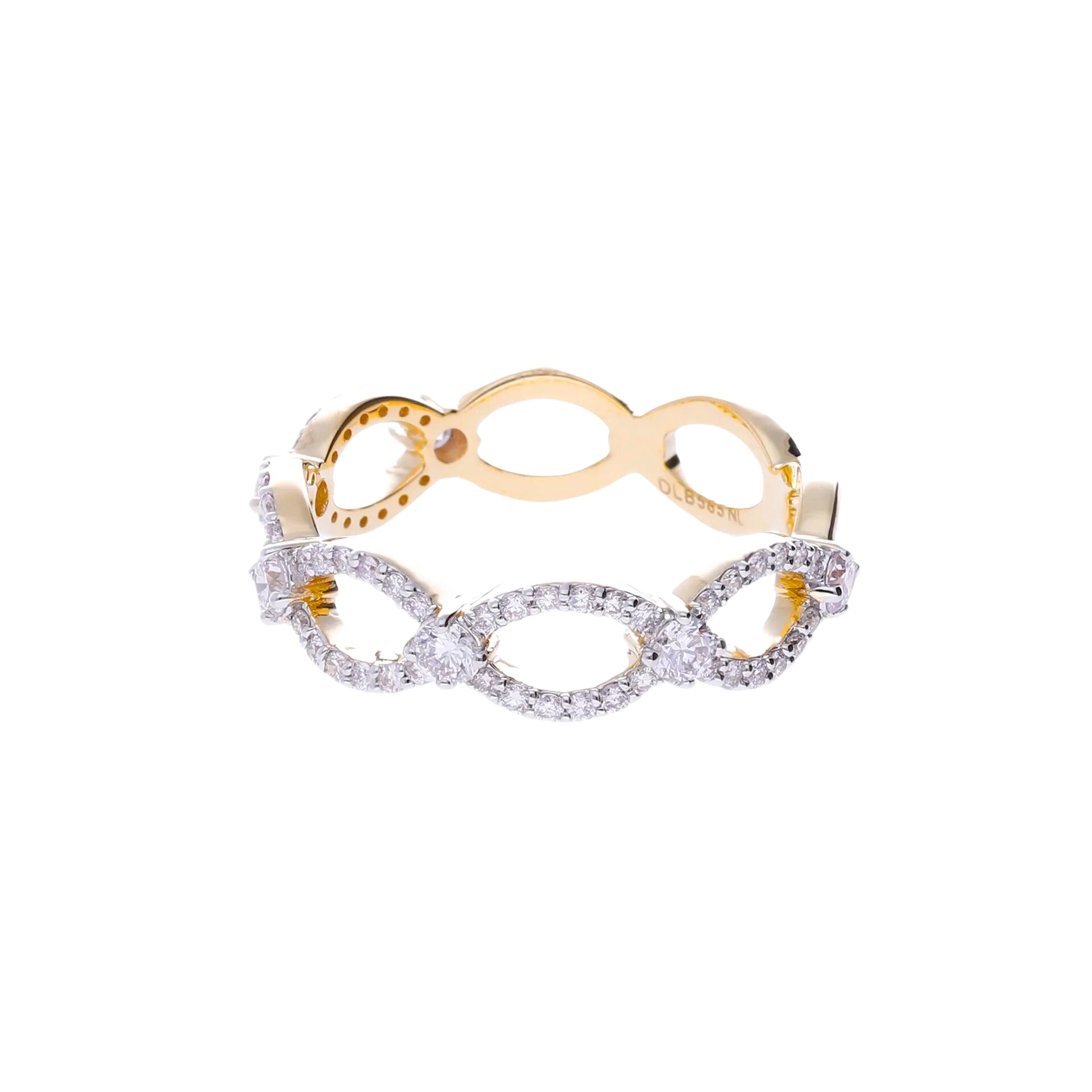 0.64 Ct Natural Diamond Helena Ring - Helodia Jewelry