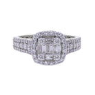1 Ct Royal Natural Baguette Diamond Ring - Helodia Jewelry
