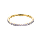 0.24 Natural Pavé Diamond Eternity Ring - Helodia Jewelry