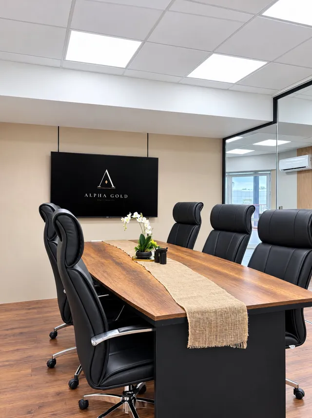 The meeting room — Alpha Gold